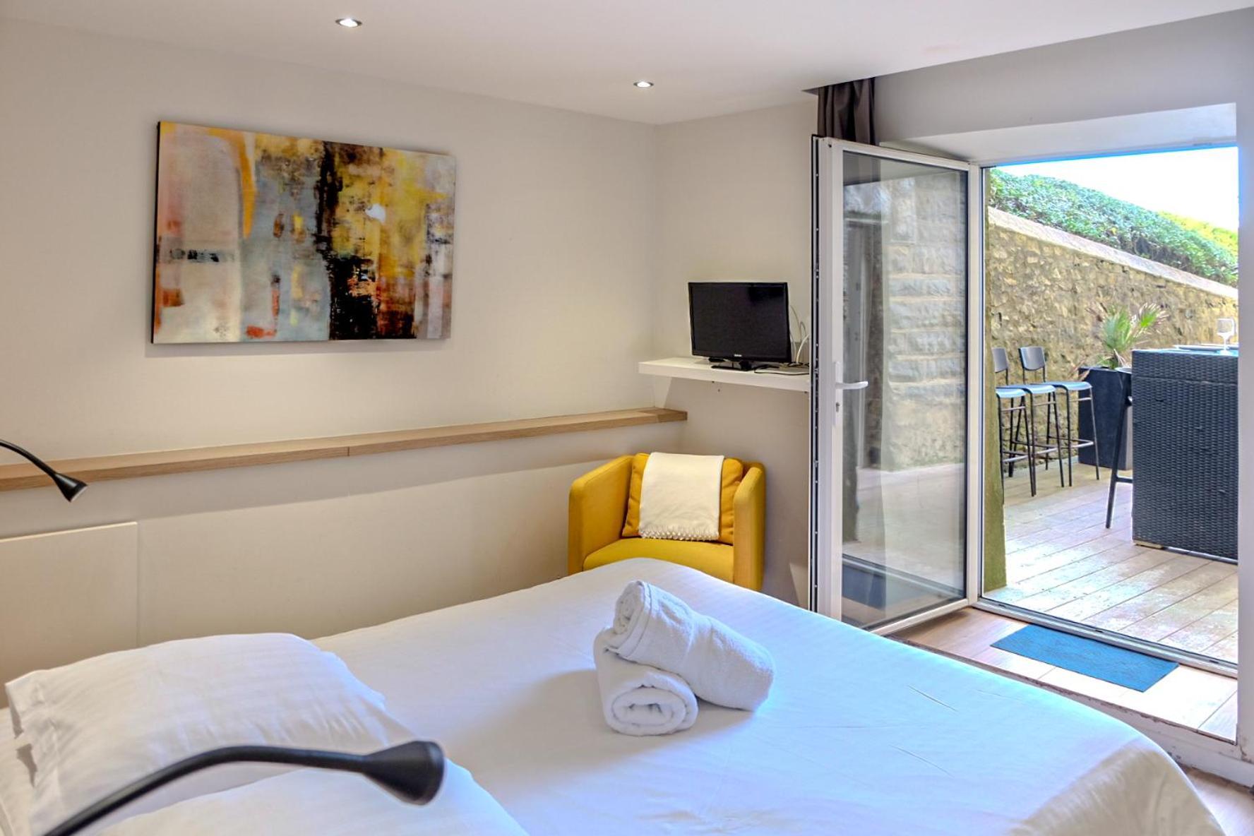 Magnifique Appartement Avec Terrasse, Parking Et Vue Sur L'Ocean Pour 5 Μπιαρίτζ Εξωτερικό φωτογραφία