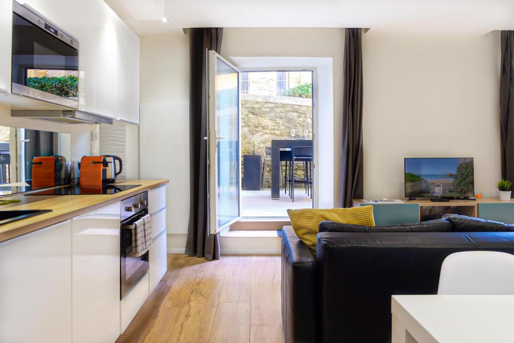 Magnifique Appartement Avec Terrasse, Parking Et Vue Sur L'Ocean Pour 5 Μπιαρίτζ Εξωτερικό φωτογραφία