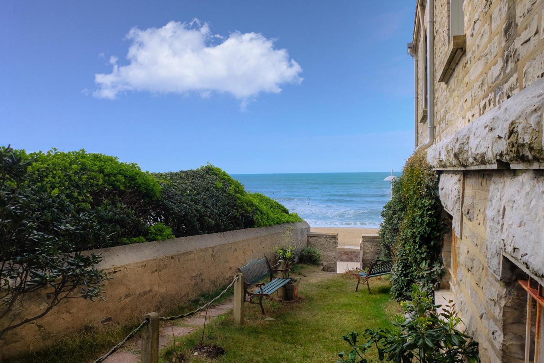 Magnifique Appartement Avec Terrasse, Parking Et Vue Sur L'Ocean Pour 5 Μπιαρίτζ Εξωτερικό φωτογραφία