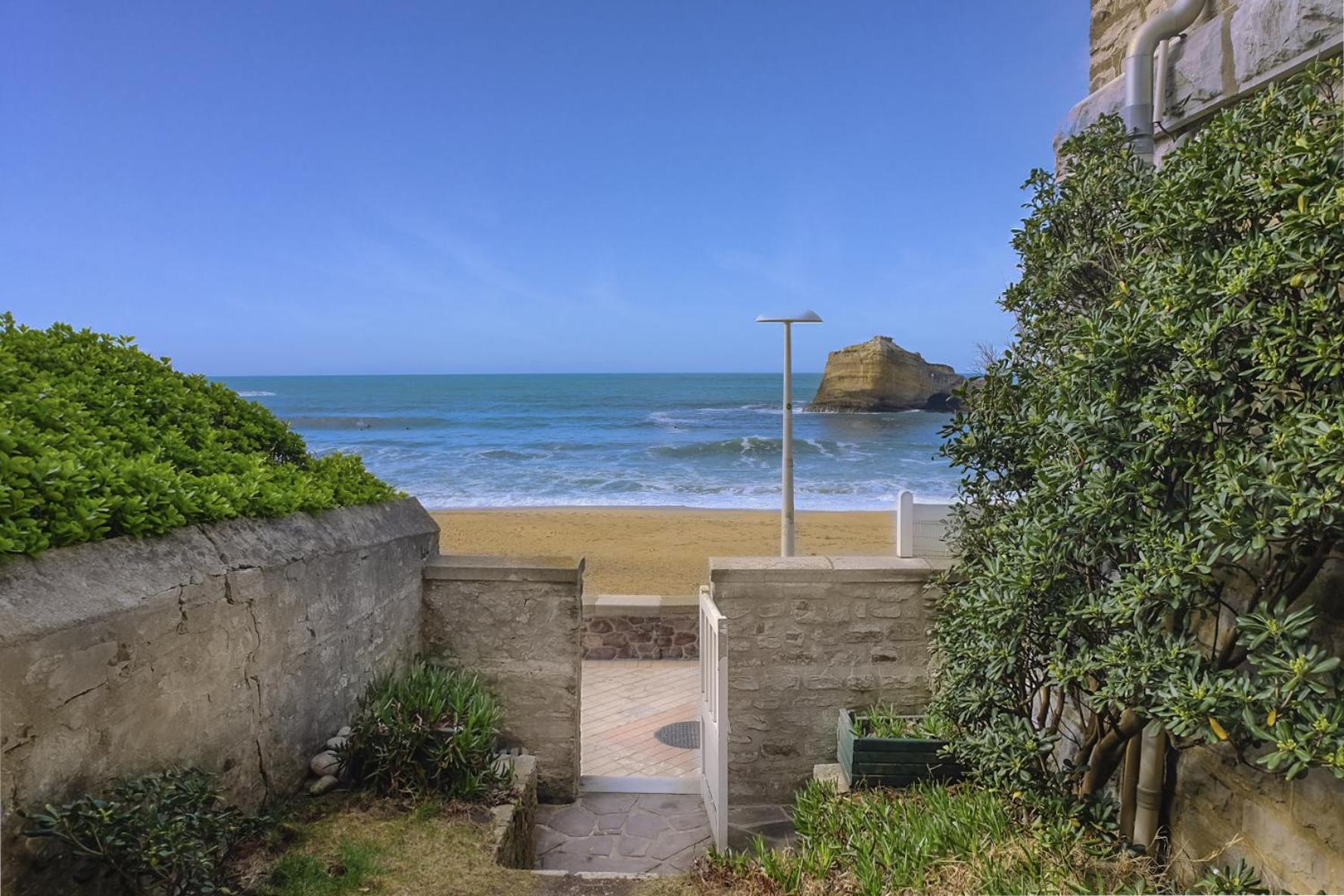 Magnifique Appartement Avec Terrasse, Parking Et Vue Sur L'Ocean Pour 5 Μπιαρίτζ Εξωτερικό φωτογραφία